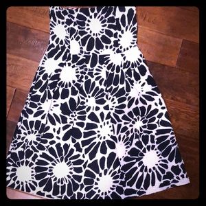 Navy and white J Crew dress